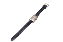 Load image into Gallery viewer, 極美品 CARTIER カルティエ クオーツ 時計 タンク アメリカン W2607456 QZ PG 革ベルト ピンクゴールド シルバー文字盤 ブラック 中古 4c068993