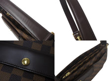 画像をギャラリービューアに読み込む, 極美品 LOUIS VUITTON ルイヴィトン オーバーニュ ワンショルダーバッグ N51129 ダミエエベヌ ブラウン ゴールド金具 中古 4c069000