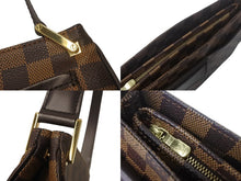 画像をギャラリービューアに読み込む, 極美品 LOUIS VUITTON ルイヴィトン オーバーニュ ワンショルダーバッグ N51129 ダミエエベヌ ブラウン ゴールド金具 中古 4c069000