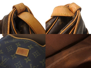 LOUIS VUITTON ルイ ヴィトン モノグラム ソミュール30 ショルダーバッグ M42256 PVC ブラウン 美品 中古 4c069010