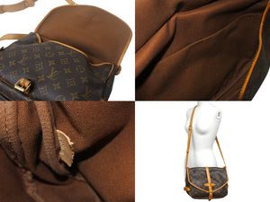 LOUIS VUITTON ルイ ヴィトン モノグラム ソミュール30 ショルダーバッグ M42256 PVC ブラウン 美品 中古 4c069010