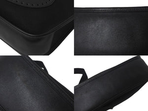 HERMES エルメス エヴリン1PM ショルダーバッグ ブラック トワルアッシュ ヴォースイフト ☐H刻印 シルバー金具 美品 中古 4c069015