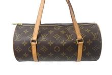 Load image into Gallery viewer, LOUIS VUITTON ルイ ヴィトン パピヨン ハンドバッグ M51366 筒型 モノグラムキャンバス ブラウン 美品 中古 4c069033