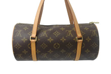 Load image into Gallery viewer, LOUIS VUITTON ルイ ヴィトン パピヨン ハンドバッグ M51366 筒型 モノグラムキャンバス ブラウン 美品 中古 4c069033