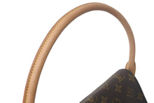 Load image into Gallery viewer, LOUIS VUITTON ルイ ヴィトン モノグラム ミニルーピング ショルダーバッグ M51147 PVC レザー ブラウン 美品 中古 4c069034