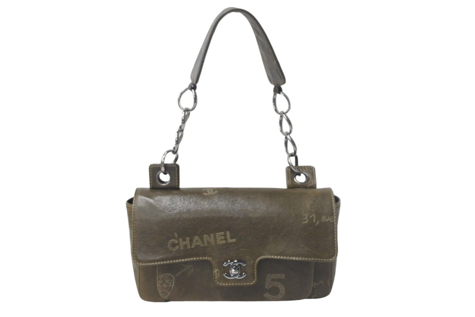 CHANEL シャネル チェーンショルダーバッグ アイコンモチーフ