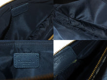 画像をギャラリービューアに読み込む, Christian Dior クリスチャンディオール トロッター サドルバッグ ワンショルダーバッグ サドルポーチ MC1012 ネイビー ゴールド金具 美品 中古 4c069039