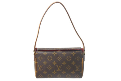LOUIS VUITTON ルイ ヴィトン レシタル ハンドバッグ M51900 モノグラムキャンバス ブラウン 廃盤 美品 中古 4c069041