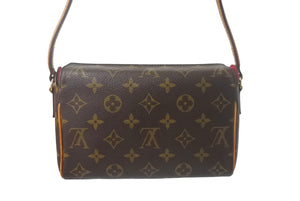 LOUIS VUITTON ルイ ヴィトン レシタル ハンドバッグ M51900 モノグラムキャンバス ブラウン 廃盤 美品 中古 4c069041