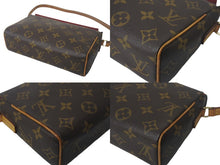 Load image into Gallery viewer, LOUIS VUITTON ルイ ヴィトン レシタル ハンドバッグ M51900 モノグラムキャンバス ブラウン 廃盤 美品 中古 4c069041