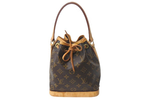 LOUIS VUITTON ルイ ヴィトン ミニノエ ハンドバッグ M42227 モノグラムキャンバス ブラウン 廃盤 美品 中古 4c069042