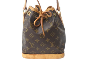 LOUIS VUITTON ルイ ヴィトン ミニノエ ハンドバッグ M42227 モノグラムキャンバス ブラウン 廃盤 美品 中古 4c069042