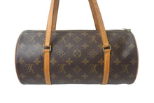 Load image into Gallery viewer, LOUIS VUITTON ルイヴィトン ハンドバック パピヨン30 GM 筒型 モノグラム M51385 ゴールド金具 ブラウン 美品 中古 4c069043