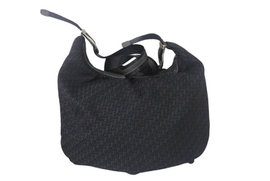 ChristianDior クリスチャンディオール ショルダーバッグ 15-B0-0057 トロッターライン キャンバス レザー ブラック 美品 中古 4c069044