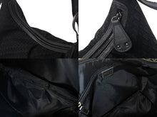 画像をギャラリービューアに読み込む, ChristianDior クリスチャンディオール ショルダーバッグ 15-B0-0057 トロッターライン キャンバス レザー ブラック 美品 中古 4c069044