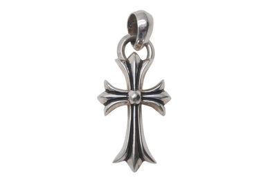 極美品 CHROME HEARTS クロムハーツ スモールCHクロス ベイル ペンダントトップ 重量23g シルバー 1991/Sterling刻印 中古 4c069068