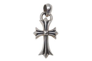 極美品 CHROME HEARTS クロムハーツ スモールCHクロス ベイル ペンダントトップ 重量23g シルバー 1991/Sterling刻印 中古 4c069068