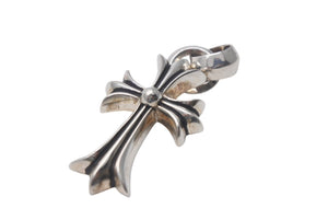 極美品 CHROME HEARTS クロムハーツ スモールCHクロス ベイル ペンダントトップ 重量23g シルバー 1991/Sterling刻印 中古 4c069068