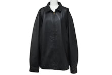 Load image into Gallery viewer, POLO RALPH LAUREN ポロ ラルフローレン スウィングトップ ジャケット サイズXL レザー ブラック 刺繍 ヴィンテージ 美品 中古 4c069089