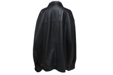 Load image into Gallery viewer, POLO RALPH LAUREN ポロ ラルフローレン スウィングトップ ジャケット サイズXL レザー ブラック 刺繍 ヴィンテージ 美品 中古 4c069089