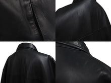 Load image into Gallery viewer, POLO RALPH LAUREN ポロ ラルフローレン スウィングトップ ジャケット サイズXL レザー ブラック 刺繍 ヴィンテージ 美品 中古 4c069089