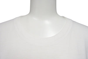 極美品 CHROME HEARTS クロムハーツ ホースシュー プリント ロゴ 半袖Ｔシャツ ハリウッド限定 ホワイト イエロー コットン サイズM 中古 4c069094