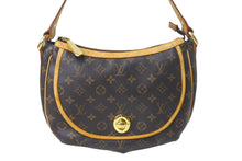 Load image into Gallery viewer, LOUIS VUITTON ルイヴィトン トゥラムPM ワンショルダーバッグ M40076 モノグラム PVC レザー ブラウン 廃盤 美品 中古 4c069098