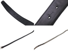 Load image into Gallery viewer, 極美品 GOYARD ゴヤール フレガット ベルト ヘリンボーン柄 FREGAT085CL01TY01P ブラック ブラウン シルバー金具 中古 4c069104