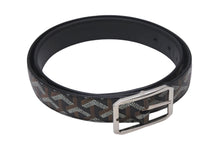 Load image into Gallery viewer, 極美品 GOYARD ゴヤール フレガット ベルト ヘリンボーン柄 FREGAT085CL01TY01P ブラック ブラウン シルバー金具 中古 4c069104
