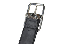 Load image into Gallery viewer, 極美品 GOYARD ゴヤール フレガット ベルト ヘリンボーン柄 FREGAT085CL01TY01P ブラック ブラウン シルバー金具 中古 4c069104