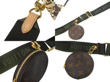 Load image into Gallery viewer, 極美品 LOUIS VUITTON ルイヴィトン ミュルティポシェット アクセソワール カーキ ショルダーバッグ モノグラム M44813 中古 4c069109
