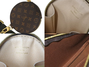 極美品 LOUIS VUITTON ルイヴィトン ミュルティポシェット アクセソワール カーキ ショルダーバッグ モノグラム M44813 中古 4c069109