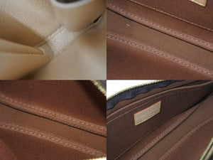 極美品 LOUIS VUITTON ルイヴィトン ミュルティポシェット アクセソワール カーキ ショルダーバッグ モノグラム M44813 中古 4c069109