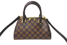 Load image into Gallery viewer, LOUIS VUITTON ルイヴィトン リベラミニ ハンドバッグ N41436 ダミエキャンバス レザー ブラウン 廃盤 ゴールド金具 美品 中古 4c069110