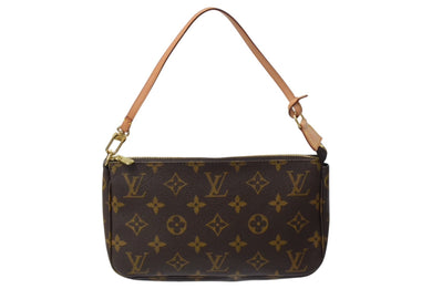 極美品 LOUIS VUITTON ルイ ヴィトン アクセサリーポーチ ポシェットアクセソワール M51980 モノグラム 中古 4c069150
