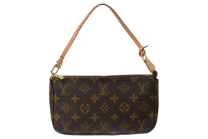 極美品 LOUIS VUITTON ルイ ヴィトン アクセサリーポーチ ポシェットアクセソワール M51980 モノグラム 中古 4c069150