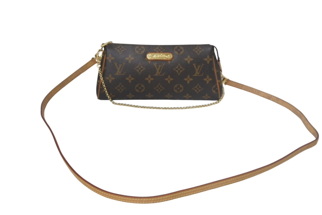 LOUIS VUITTON ルイヴィトン エヴァ 2WAYショルダーバッグ M95567 モノグラム ブラウン ゴールド金具 美品 中古 4c069154