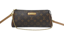 Load image into Gallery viewer, LOUIS VUITTON ルイヴィトン エヴァ 2WAYショルダーバッグ M95567 モノグラム ブラウン ゴールド金具 美品 中古 4c069154