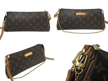 Load image into Gallery viewer, LOUIS VUITTON ルイヴィトン エヴァ 2WAYショルダーバッグ M95567 モノグラム ブラウン ゴールド金具 美品 中古 4c069154