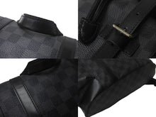 Load image into Gallery viewer, LOUIS VUITTON ルイヴィトン リュック デイパック クリストファー MM ダミエグラフィット N41379 シルバー金具 美品 中古 4c069155