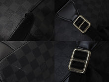 Load image into Gallery viewer, LOUIS VUITTON ルイヴィトン リュック デイパック クリストファー MM ダミエグラフィット N41379 シルバー金具 美品 中古 4c069155