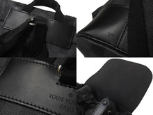 Load image into Gallery viewer, LOUIS VUITTON ルイヴィトン リュック デイパック クリストファー MM ダミエグラフィット N41379 シルバー金具 美品 中古 4c069155