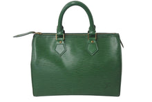 Load image into Gallery viewer, LOUIS VUITTON ルイヴィトン スピーディ 25 ハンドバック ミニボストン エピ グリーン M43014 美品 中古 4c069169