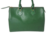 Load image into Gallery viewer, LOUIS VUITTON ルイヴィトン スピーディ 25 ハンドバック ミニボストン エピ グリーン M43014 美品 中古 4c069169
