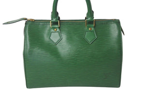 LOUIS VUITTON ルイヴィトン スピーディ 25 ハンドバック ミニボストン エピ グリーン M43014 美品 中古 4c069169