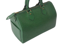 Load image into Gallery viewer, LOUIS VUITTON ルイヴィトン スピーディ 25 ハンドバック ミニボストン エピ グリーン M43014 美品 中古 4c069169