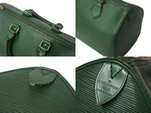 Load image into Gallery viewer, LOUIS VUITTON ルイヴィトン スピーディ 25 ハンドバック ミニボストン エピ グリーン M43014 美品 中古 4c069169