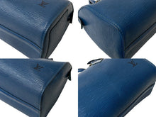 Load image into Gallery viewer, LOUIS VUITTON ルイヴィトン スピーディ25 M43015 ハンドバッグ ブルー ゴールド金具 エピレザー 美品 中古 4c069170
