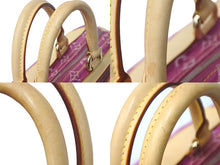 Load image into Gallery viewer, 極美品 LOUIS VUITTON ルイヴィトン ネオスピーディ ハンドバッグ M95214 モノグラムデニム ゴールド金具 ピンク 中古 4c069184