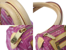 Load image into Gallery viewer, 極美品 LOUIS VUITTON ルイヴィトン ネオスピーディ ハンドバッグ M95214 モノグラムデニム ゴールド金具 ピンク 中古 4c069184